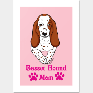 Basset Hound Mom Posters and Art